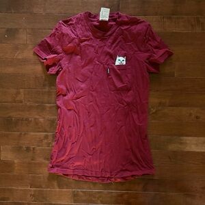 NWOT RIPNDIP Graphic White Cat T-Shirt